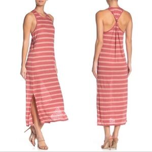 Joie Brellen Twist Back Linen Midi Dress